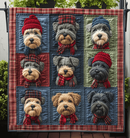 Loyal Scottie Companion Quilted Blanket NCU0DV1392