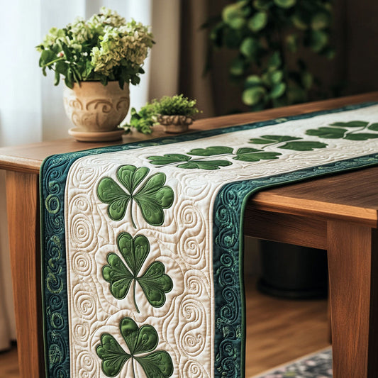 Lucky Grace Quilted Table Runner NCU0PT3030