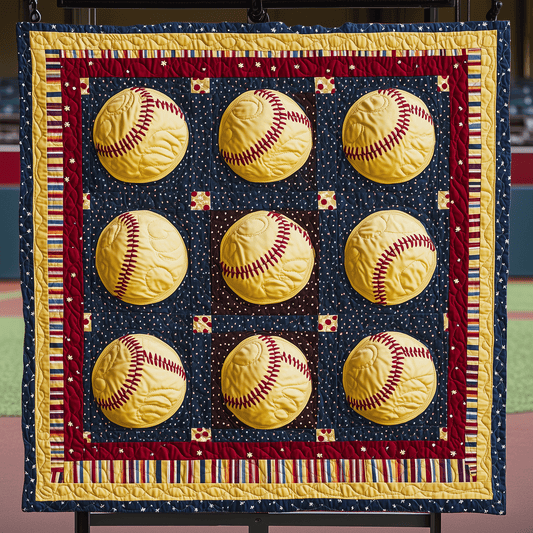 MVP Softball Quilted Blanket NCU0TH1485