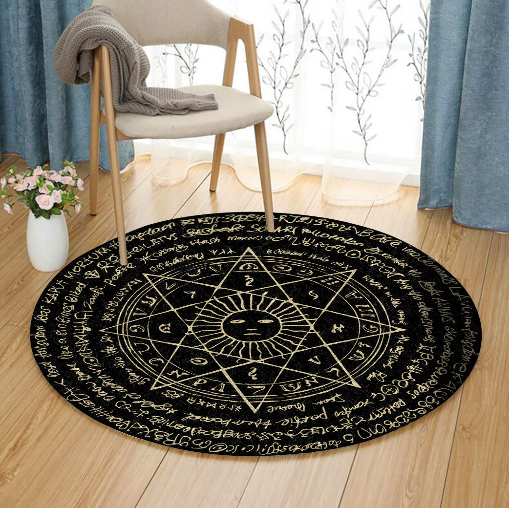 Wicca TT080826 Round Area Rug