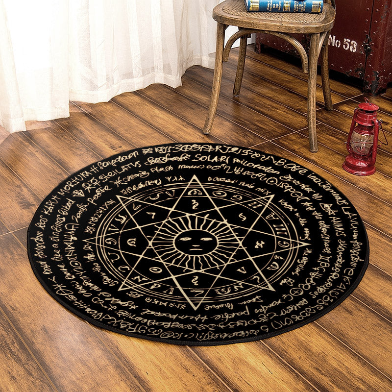 Wicca TT080826 Round Area Rug