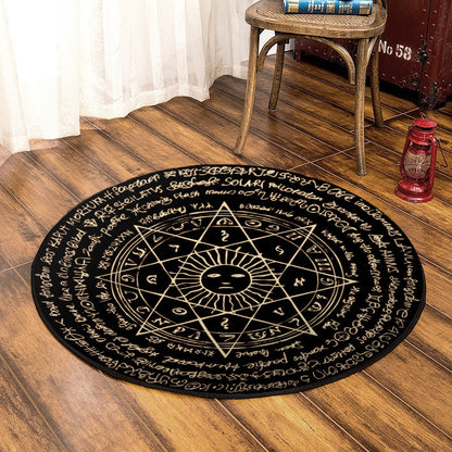 Wicca TT080826 Round Area Rug