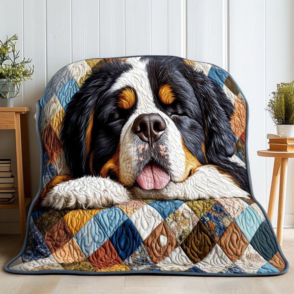 Majestic Bernese Quilted Blanket NCU0PT1819