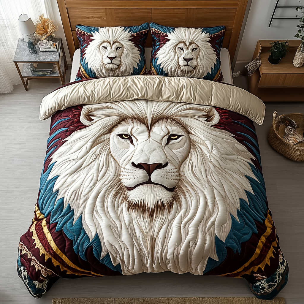 Majestic Roar 3-Piece Quilted Bedding Set NCU0DK3316