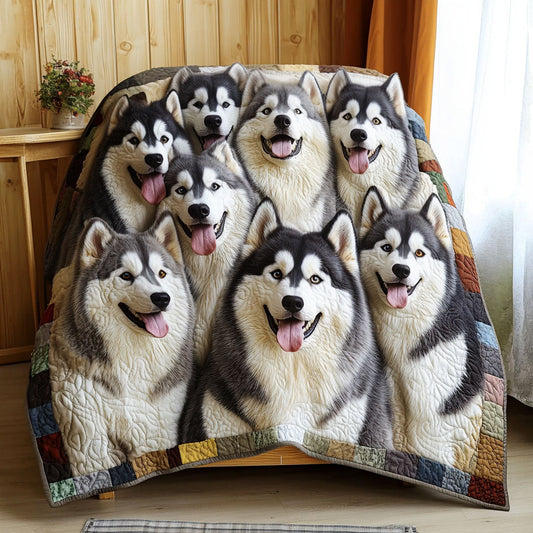 Malamute Spirit Quilted Blanket NCU0PT3114