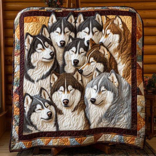 Malamute Whisper Quilted Blanket NCU0PT3116