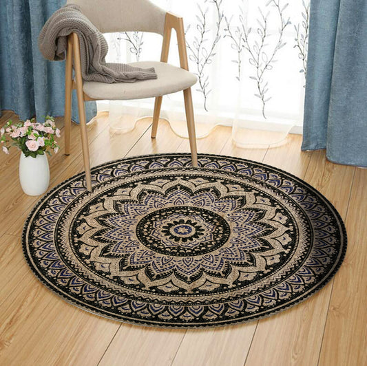 Maldala DD210823RR Round Area Rug