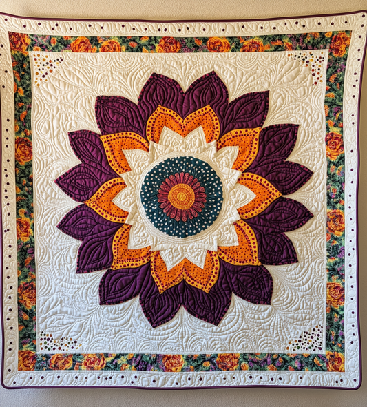 Mandala Flower DAI311024382 Quilt Blanket