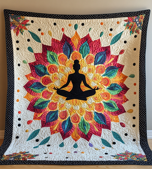 Mandala Meditation DAI311024393 Quilt Blanket