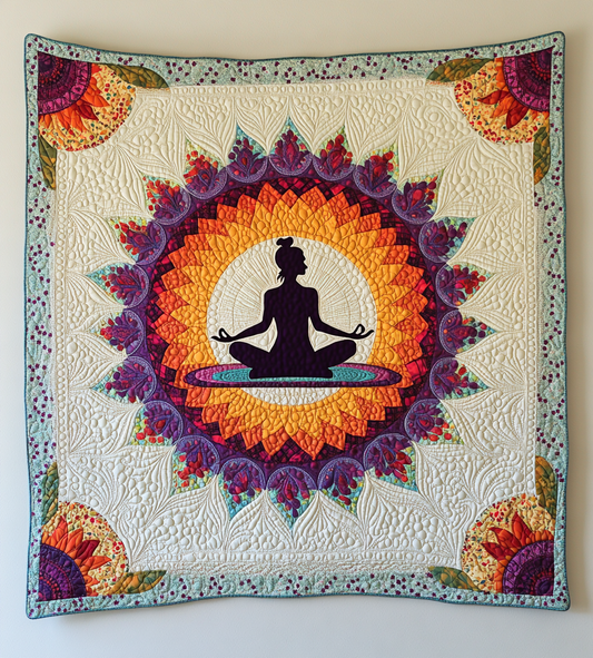 Mandala Meditation DAI311024395 Quilt Blanket