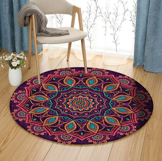 Mandala BT120806AA Round Area Rug