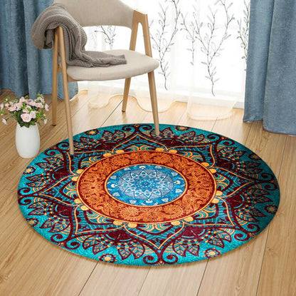 Mandala CL070813MDC Round Area Rug