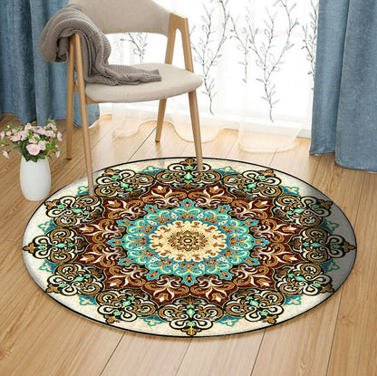 Mandala CL070815MDC Round Area Rug