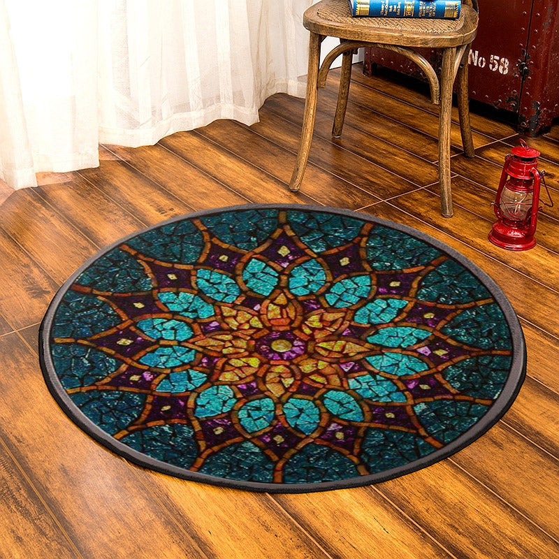 Mandala CL180915MDC Round Area Rug