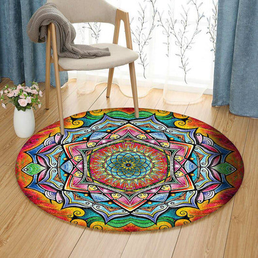 Mandala DN2810119RR Round Area Rug