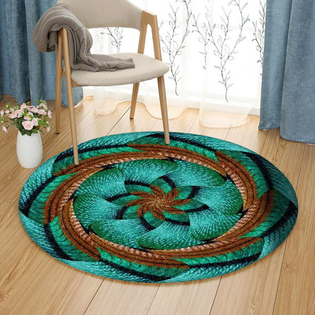 Mandala HM0210093TM Round Area Rug