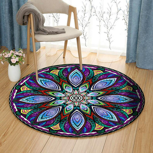 Mandala TL170928TM Round Area Rug