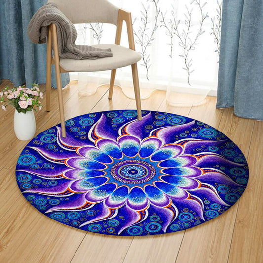 Mandala TL170931TM Round Area Rug