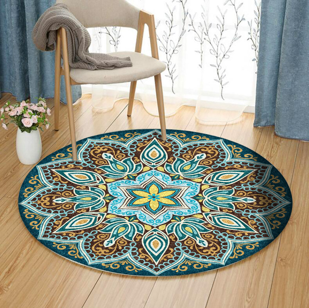 Mandala TL200925TM Round Area Rug