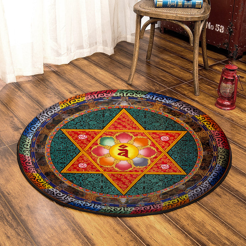 Mandala TN310728A Round Area Rug