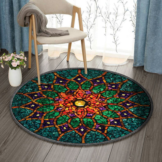 Mandala VD1610186RR Round Area Rug