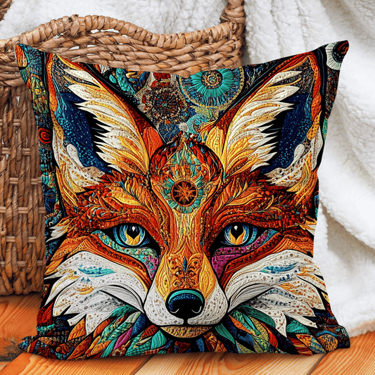 Mandala Fox Quilted Pillow Case NCU0DV1030