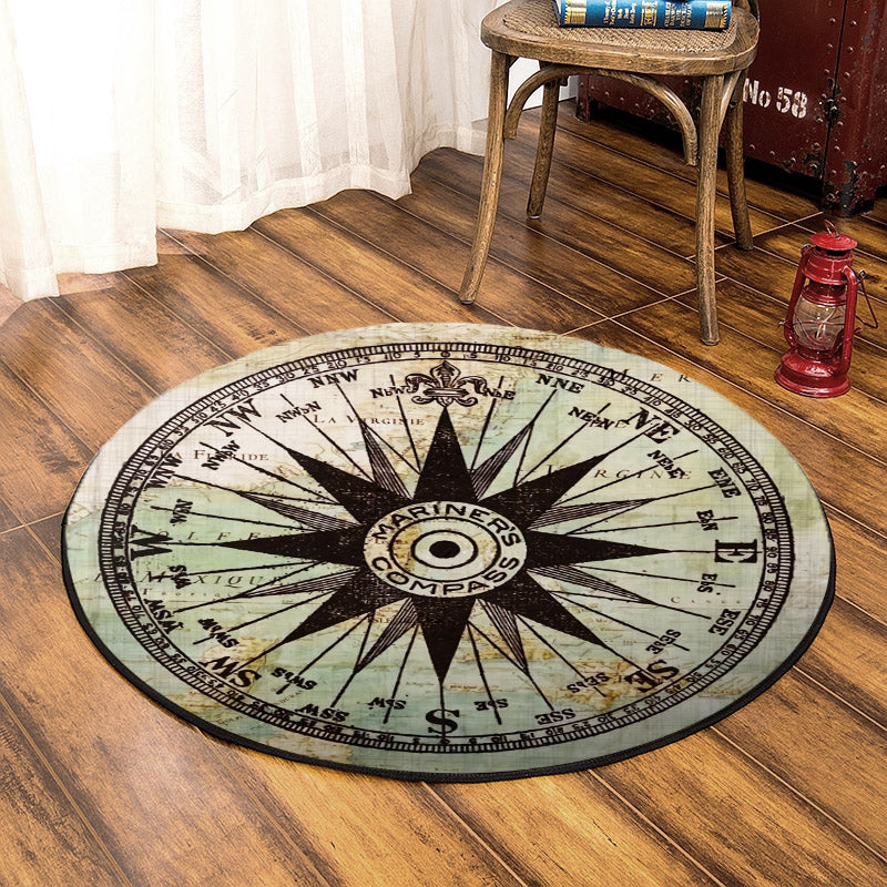 Map HT220818TM Round Area Rug