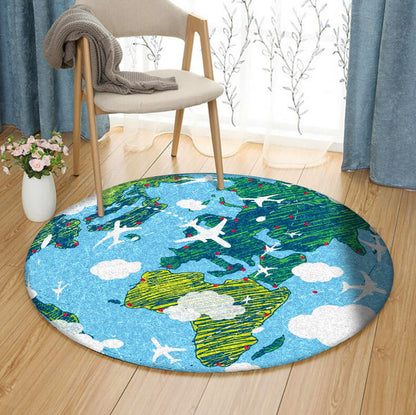 Maps CLP020812 Round Area Rug