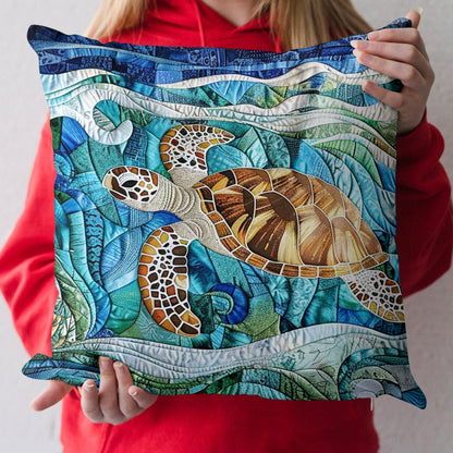 Marine Dreams Quilted Pillow Case NCU0PT314