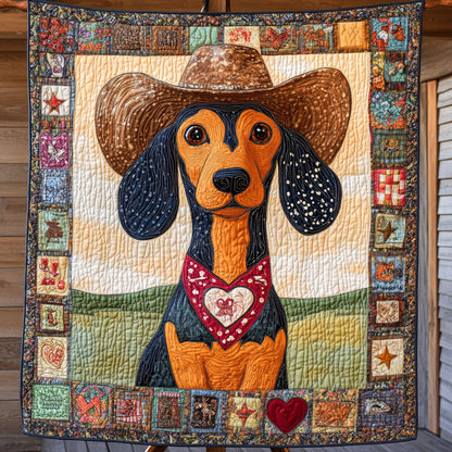 Maverick Dog Tales Quilted Blanket NCU0PT2641