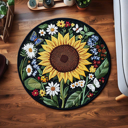 Meadow Whispers Quilted Round Mat NCU0NT1283