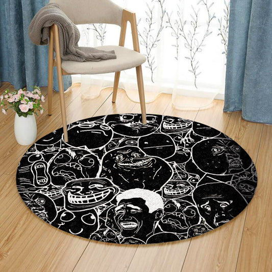 Meme DT2210120TM Round Area Rug