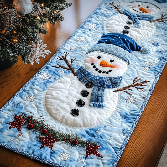 Merry Mistletoe Quilted Table Runner NCU0DK1285