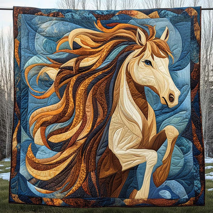 Midnight Gallop Quilted Blanket NCU0NT1899