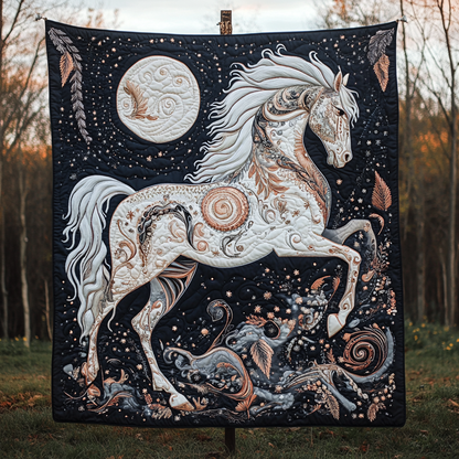 Midnight Gallop Quilted Blanket NCU0VH1542