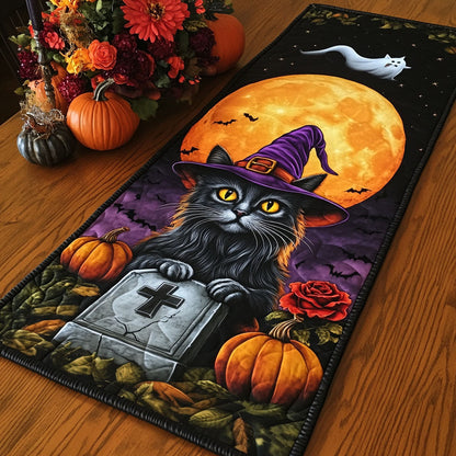 Midnight Spooks Quilted Table Runner NCU0PT783