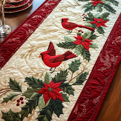 Mistletoe Majesty Quilted Table Runner NCU0DV1063