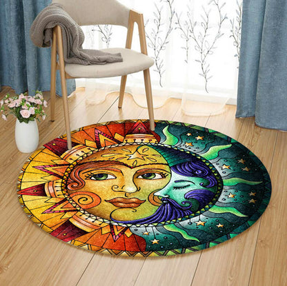 Moon Sun NT280831RR Round Area Rug