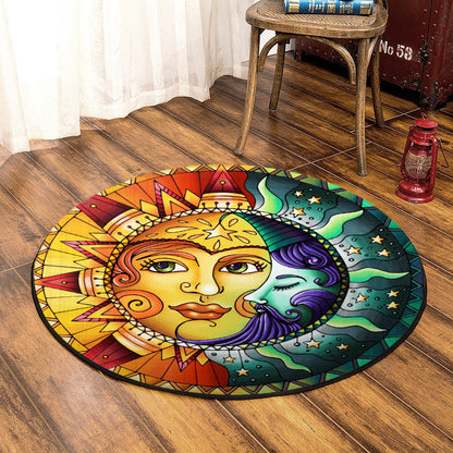 Moon Sun NT280831RR Round Area Rug