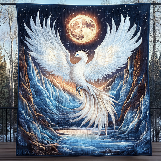 Moon Phoenix Quilted Blanket NCU0DK897