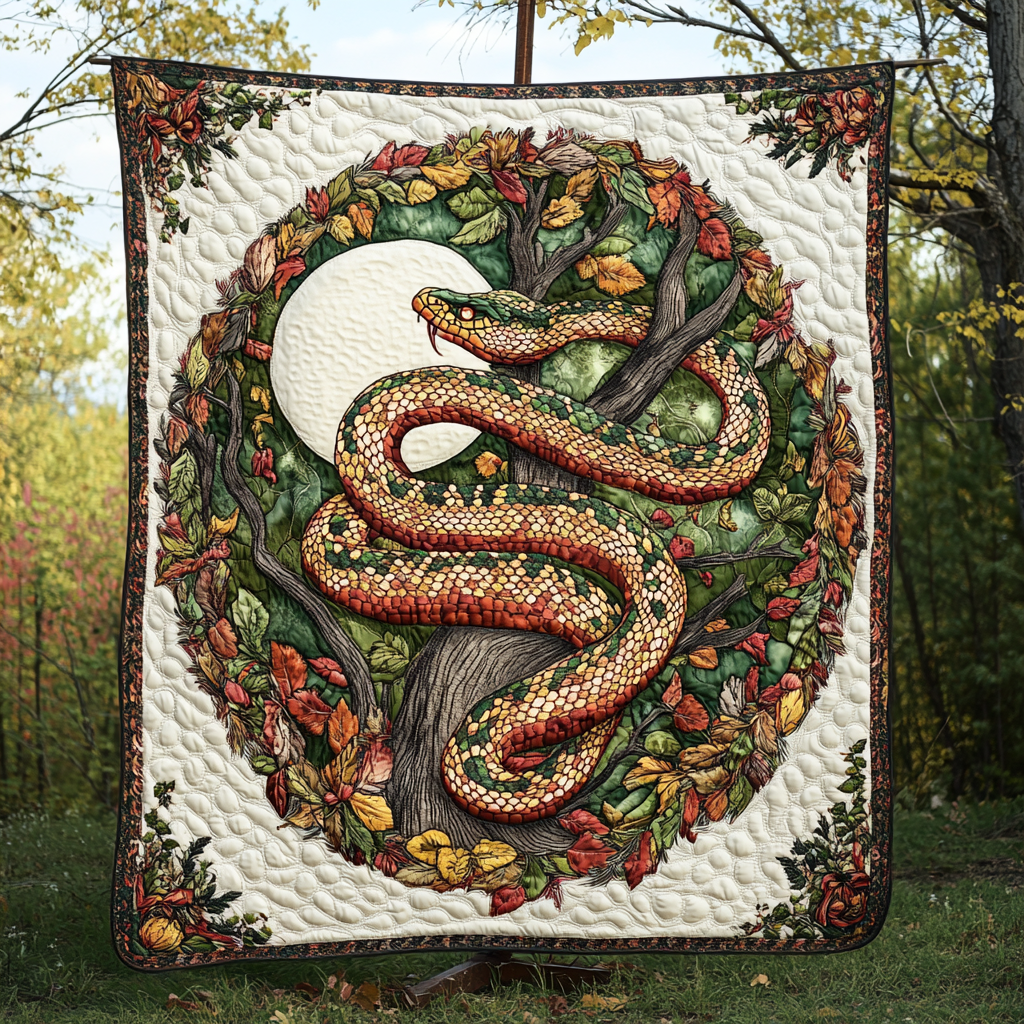 Moonlit Guardian Quilted Blanket NCU0VH1840