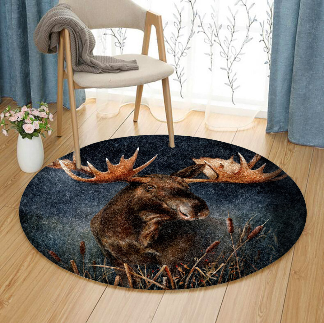 Moose ML3110096RR Round Area Rug