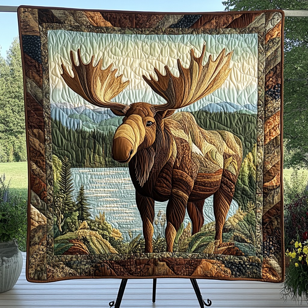 Moose Creek Collection Quilted Blanket NCU0DK3382