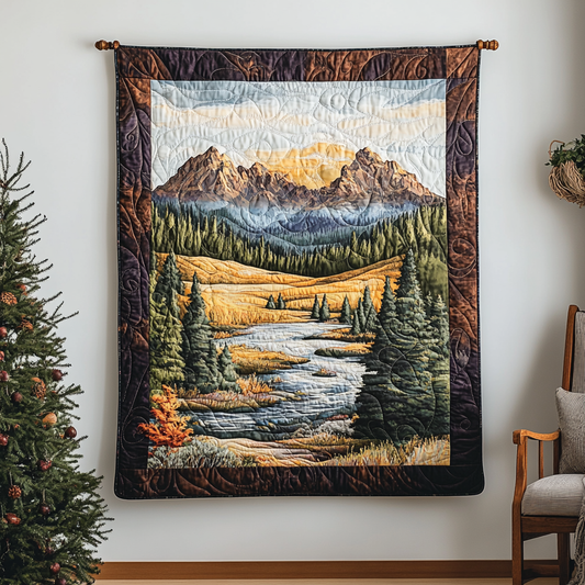 Mountain Wilderness Art Quilt Hanging NCU0TL1000