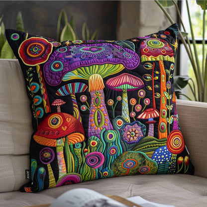 Mushroom Magic Quilted Pillow Case NCU0TH350