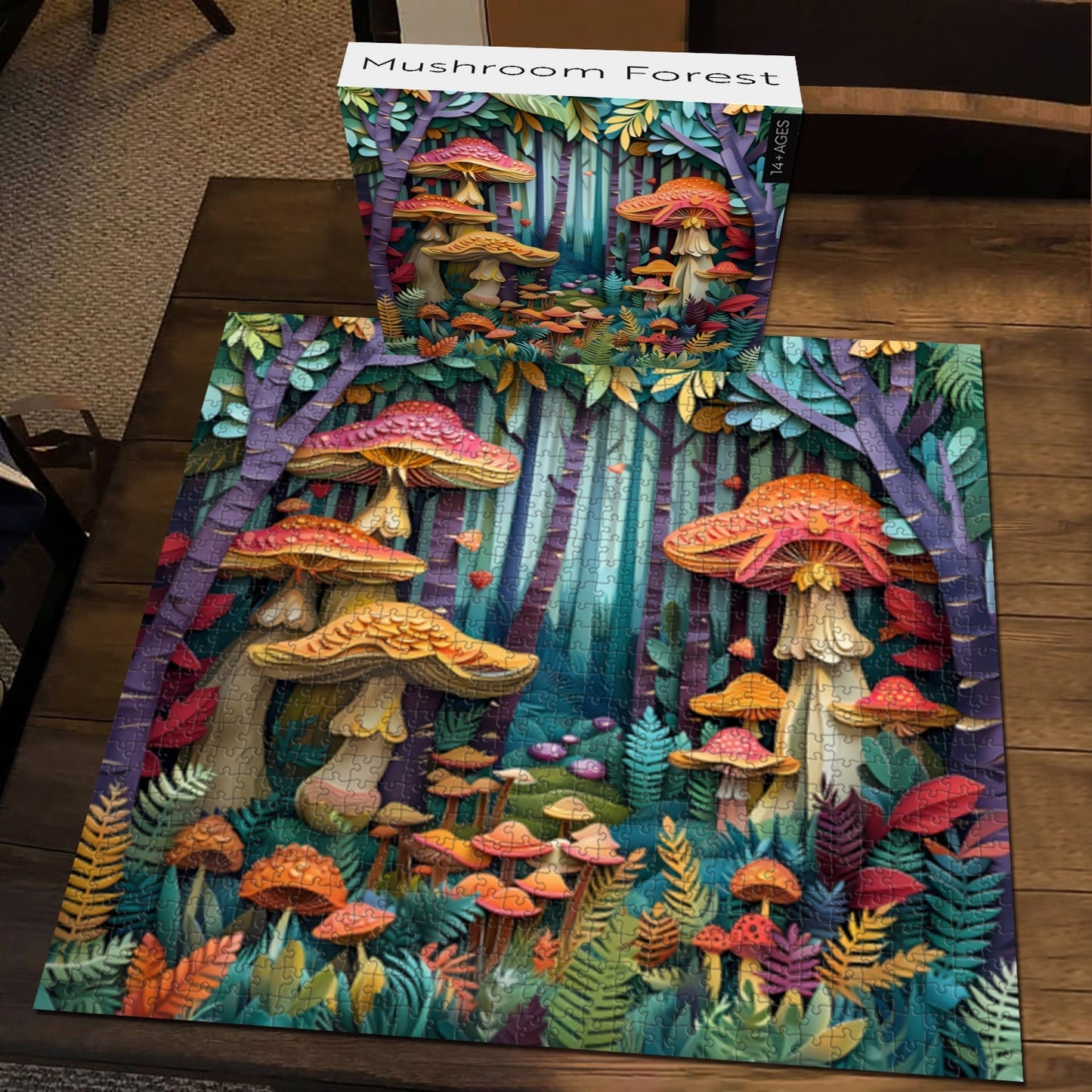 Mushroom Forest Jigsaw Puzzle 1000 Pieces