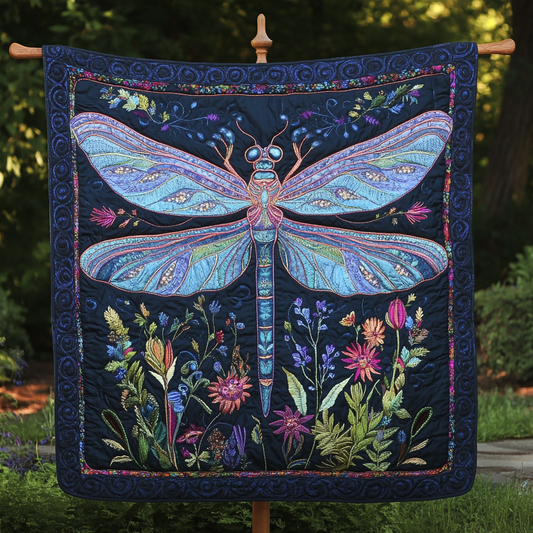 Mystic Dragonfly Quilted Blanket NCU0DK3566