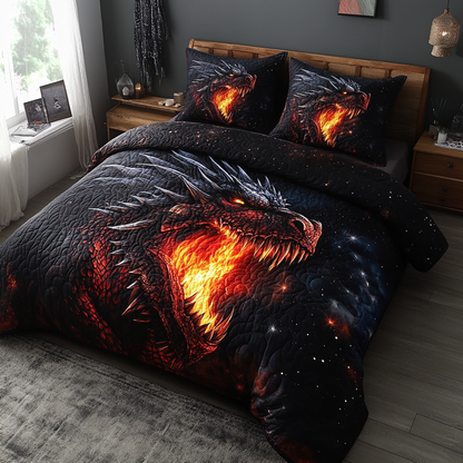 Mystic Flame Quilted Bedding Set NCU0DV2400