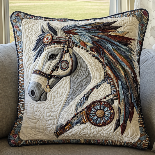 Mystic Mustang Quilted Pillow Case NCU0VH239