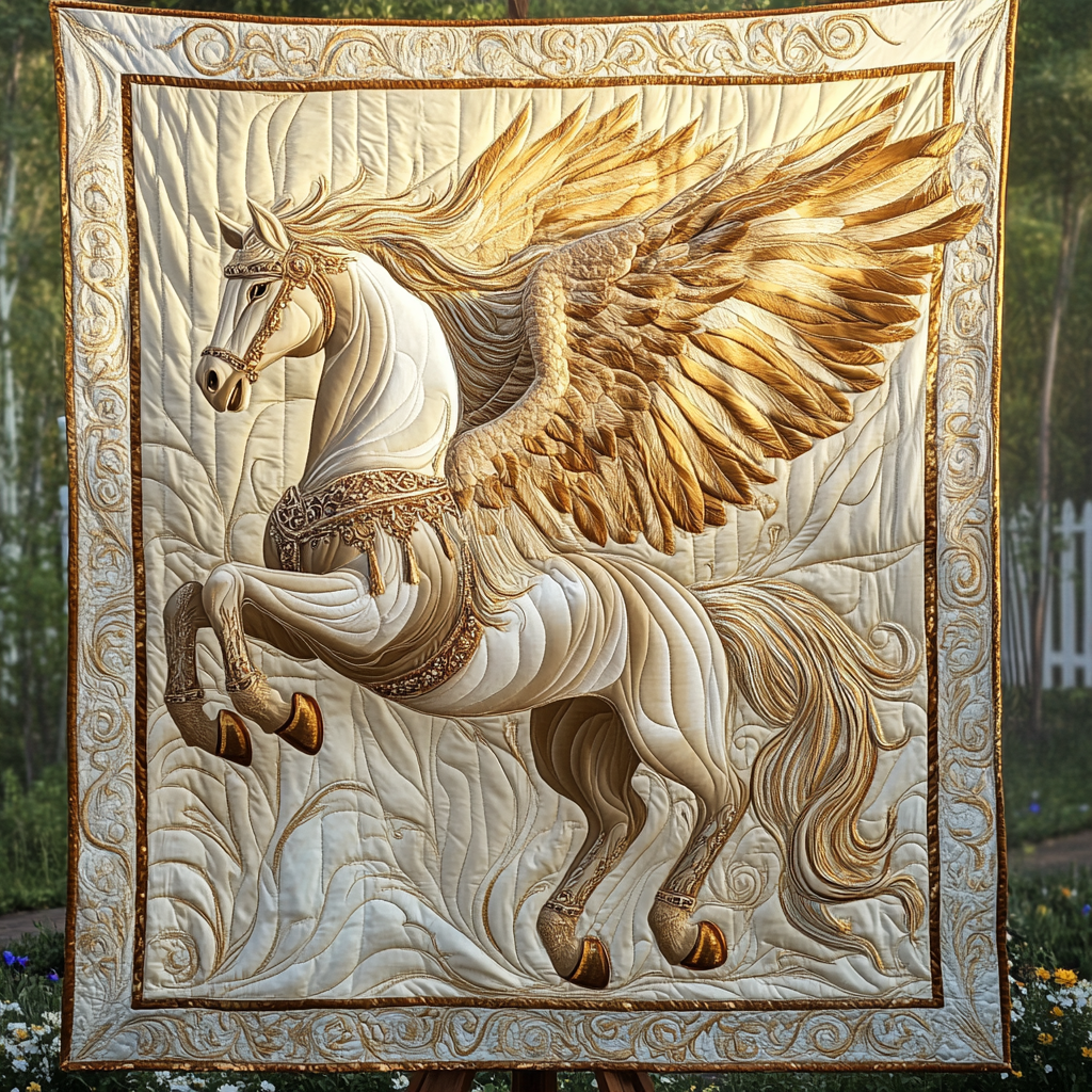 Mystic Pegasus Quilted Blanket NCU0DK3592